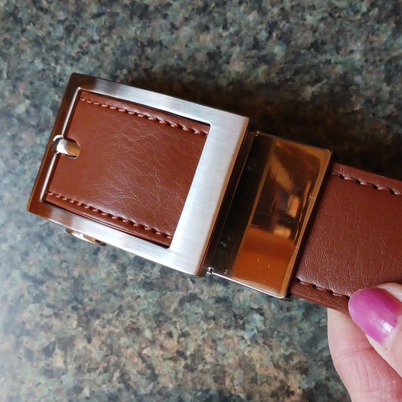 Men's Belt Leather Neubelt With No Holes - Picture 11 of 15